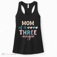 Mom Of A Threenager 3rd Birthday Matching Family Boho Women's Tank Top thumb 0