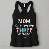 Mom Of A Threenager 3rd Birthday Matching Family Boho Women's Tank Top thumb 3