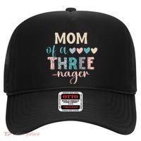 Mom Of A Threenager 3rd Birthday Matching Family Boho Hat thumb 0