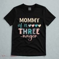 Mommy Of A Threenager 3rd Birthday Matching Family Boho T-Shirt thumb 5