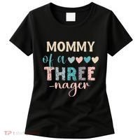 Mommy Of A Threenager 3rd Birthday Matching Family Boho Women's T-Shirt thumb 0