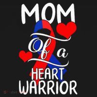 Mom Of A Heart Warrior CHD Disease Awareness Red Ribbon Gift Polo thumb 3