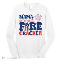 Mama Of A Little Firecracker Family Matching 4th Of July Long Sleeve Shirt thumb 0
