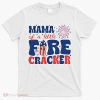Mama Of A Little Firecracker Family Matching 4th Of July T-Shirt thumb 0
