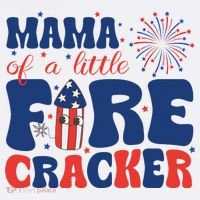 Mama Of A Little Firecracker Family Matching 4th Of July Women's Tank Top thumb 5