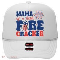 Mama Of A Little Firecracker Family Matching 4th Of July Hat thumb 0