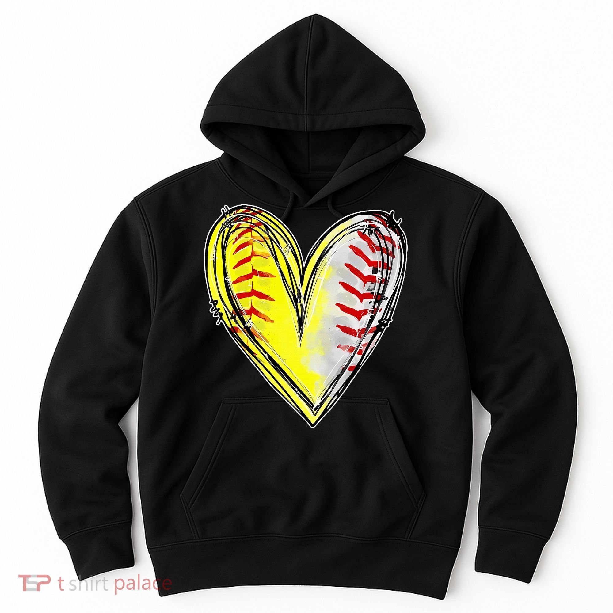 Mom Of Both Baseball Softball Mom Mothers Day Hoodie