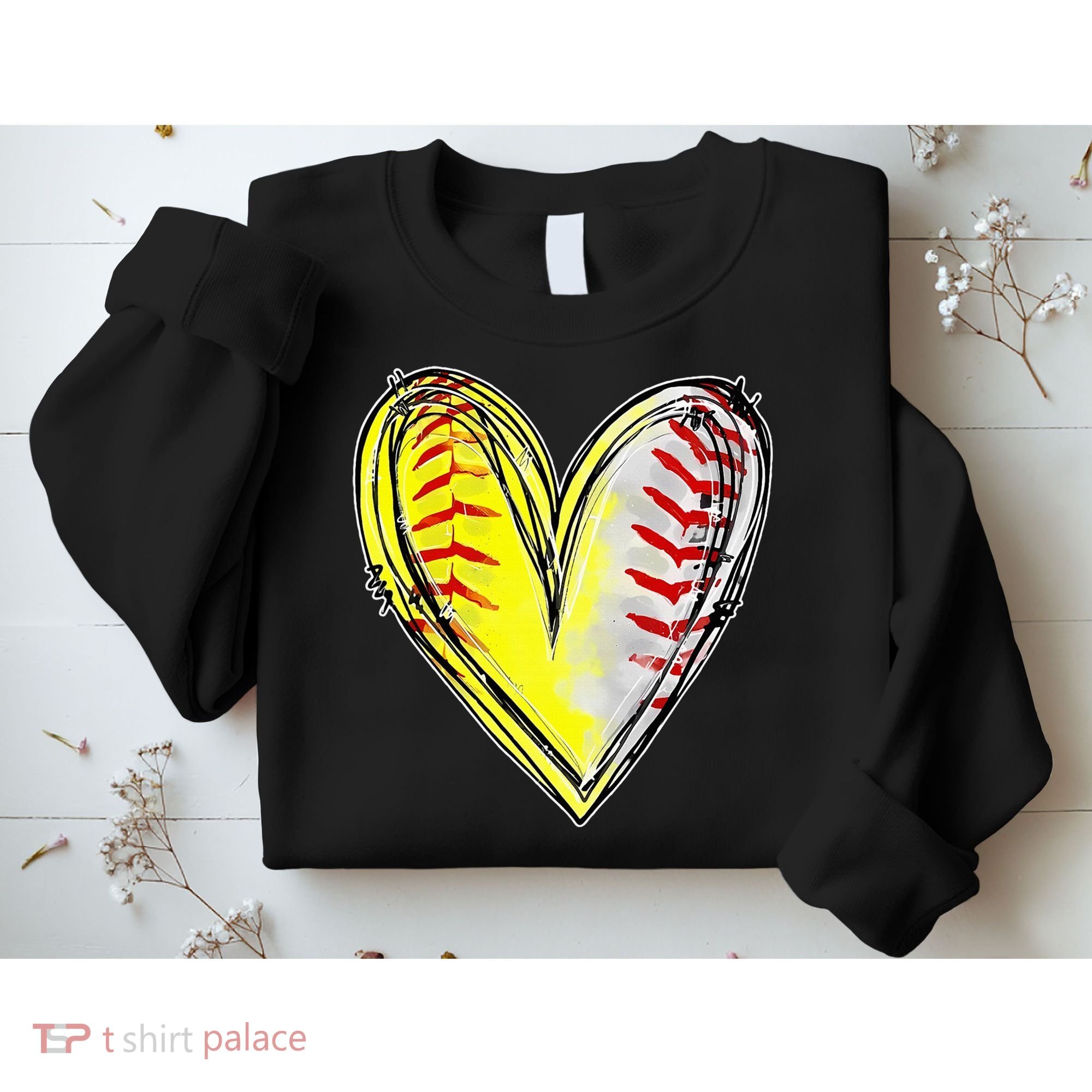 Mom Of Both Baseball Softball Mom Mothers Day Sweatshirt