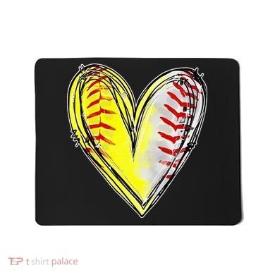 Mom Of Both Baseball Softball Mom Mothers Day Mousepad