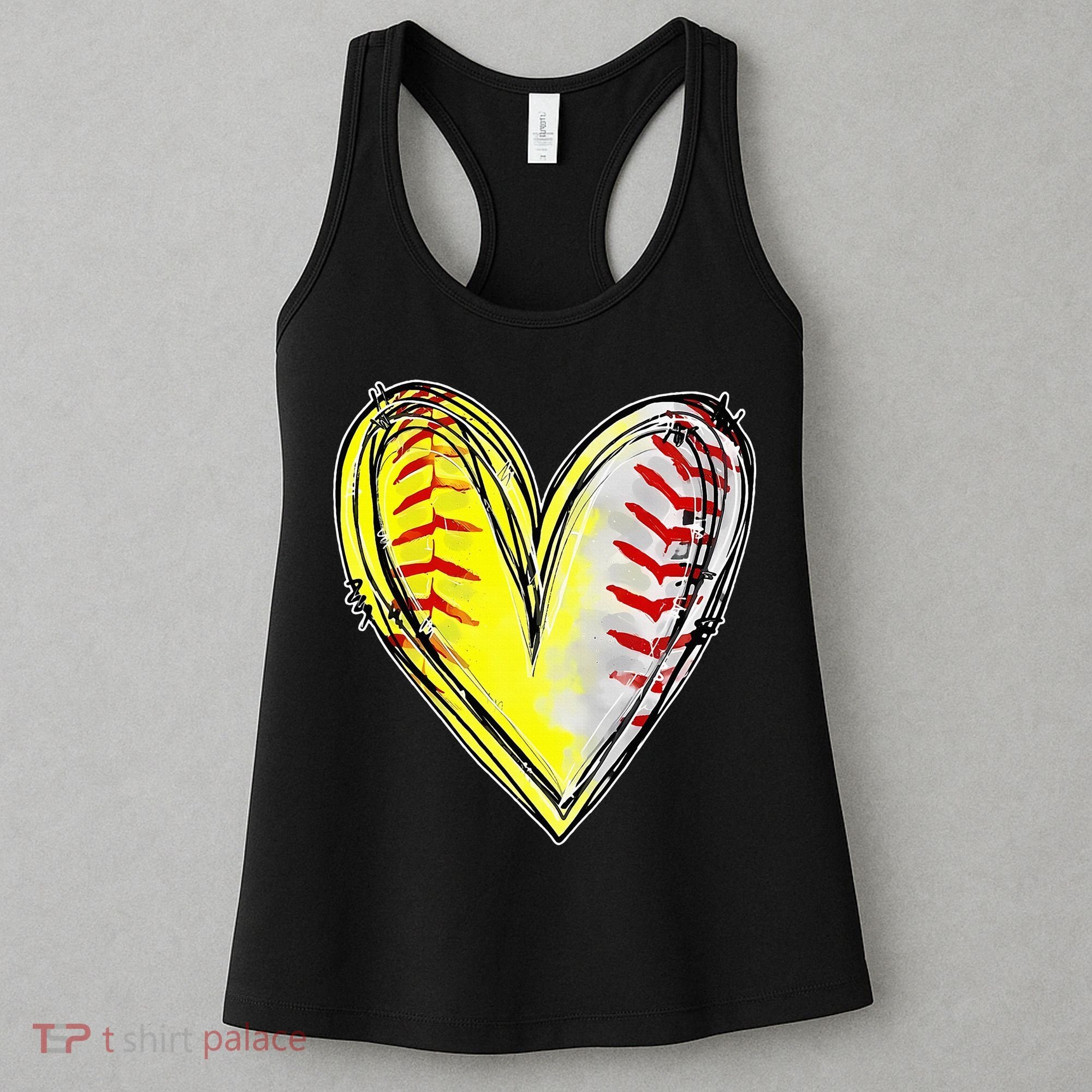 Mom Of Both Baseball Softball Mom Mothers Day Women's Tank Top