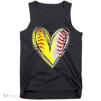 Mom Of Both Baseball Softball Mom Mothers Day Tank Top
