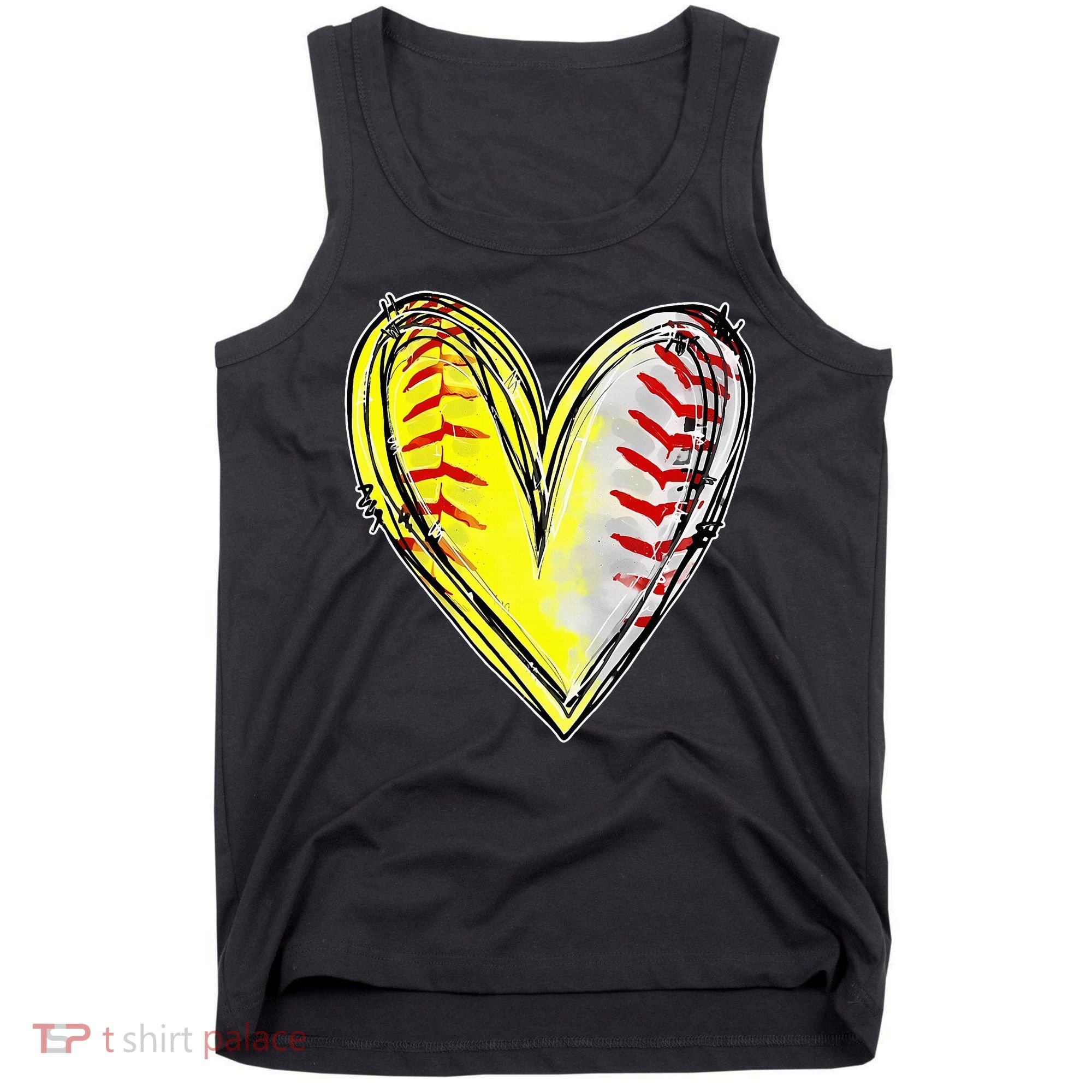 Mom Of Both Baseball Softball Mom Mothers Day Tank Top