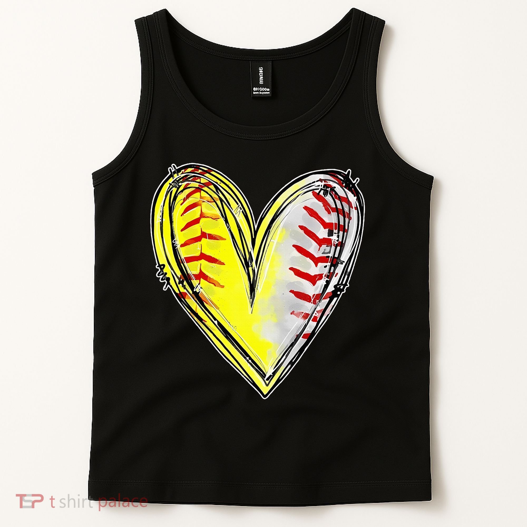 Mom Of Both Baseball Softball Mom Mothers Day Tank Top
