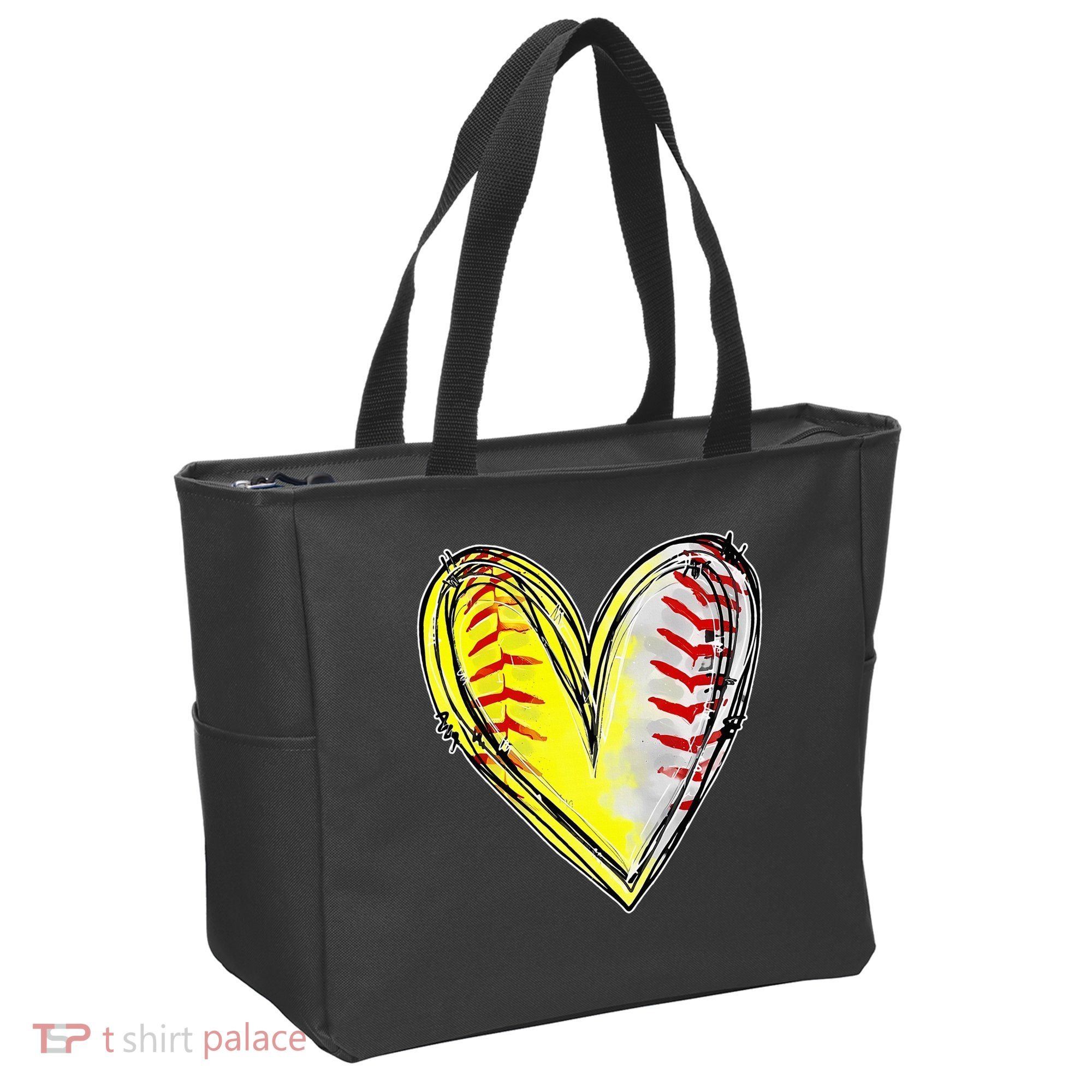 Mom Of Both Baseball Softball Mom Mothers Day Tote Bag