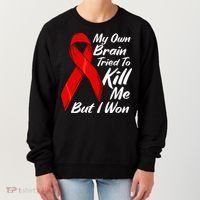 My Own Brain Tried To Kill Me But I Won Women's Sweatshirt thumb 0