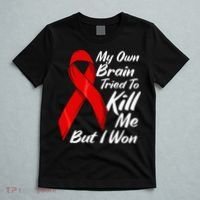 My Own Brain Tried To Kill Me But I Won T-Shirt thumb 5