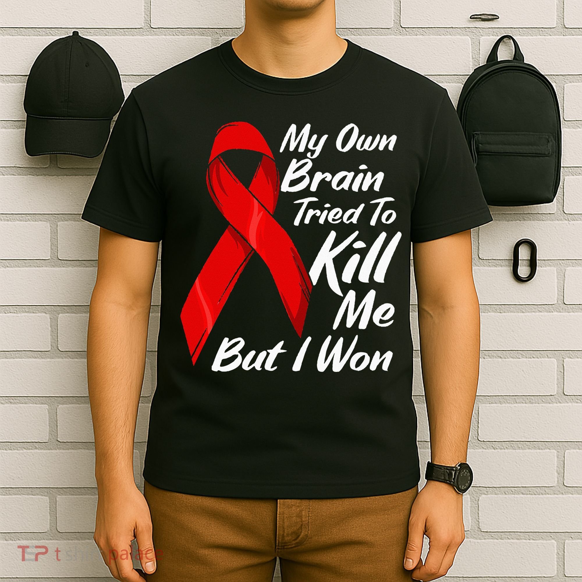My Own Brain Tried To Kill Me But I Won T-Shirt