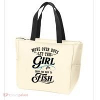 Move Over Boys Let This Girl Show You How To Fish Gift Gift Tote Bag thumb 3