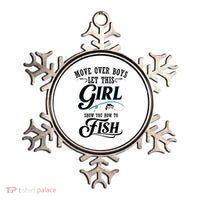 Move Over Boys Let This Girl Show You How To Fish Gift Gift Ornament thumb 0