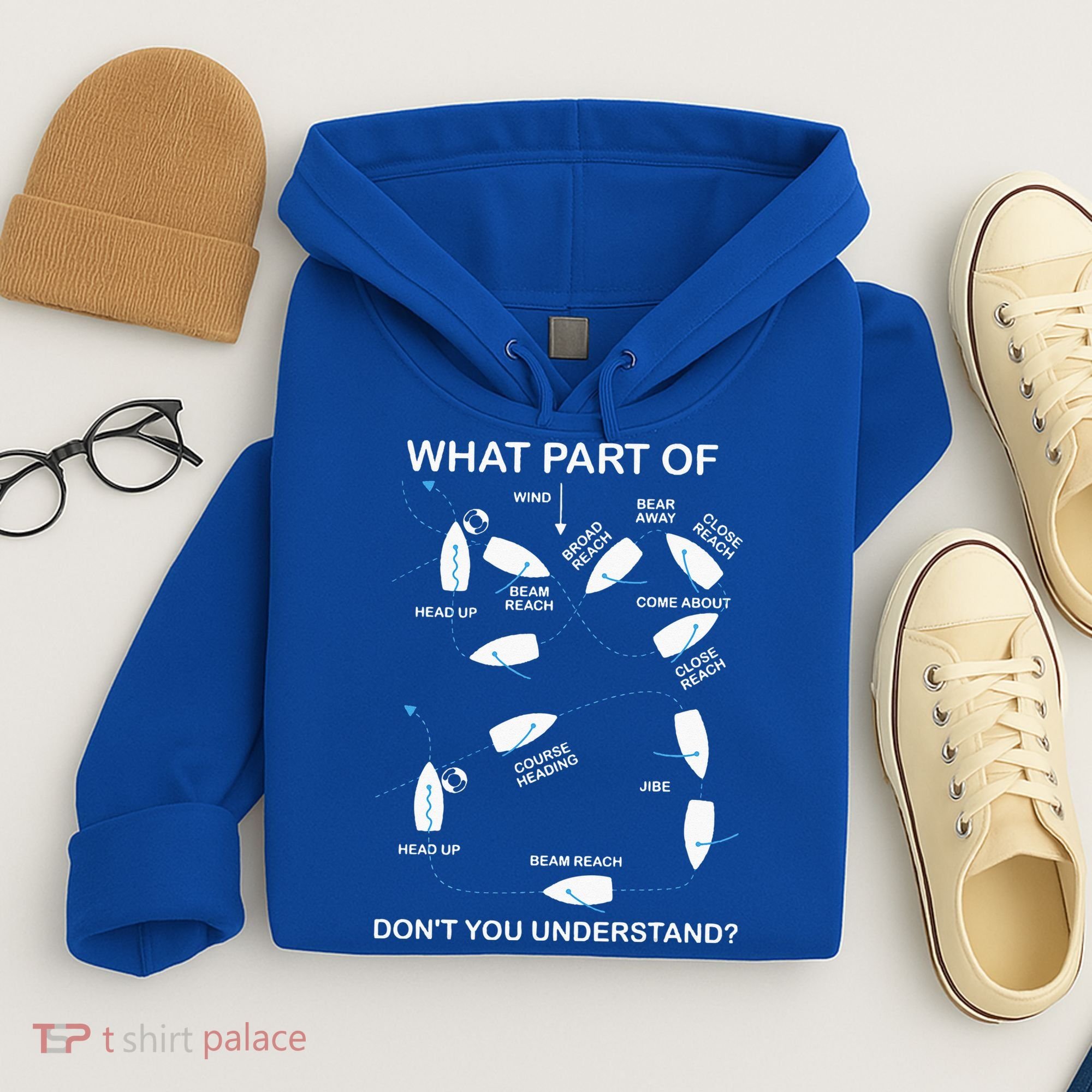 Man Over Board Manoeuvre Sailing Ship Sailor Hoodie