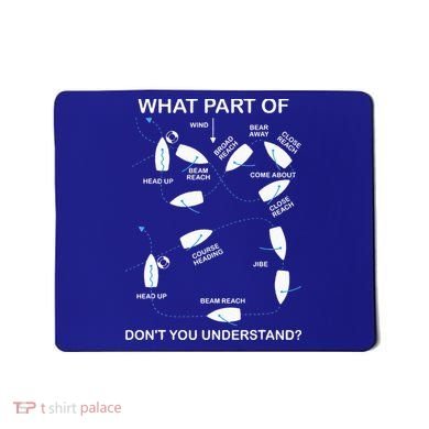Man Over Board Manoeuvre Sailing Ship Sailor Mousepad