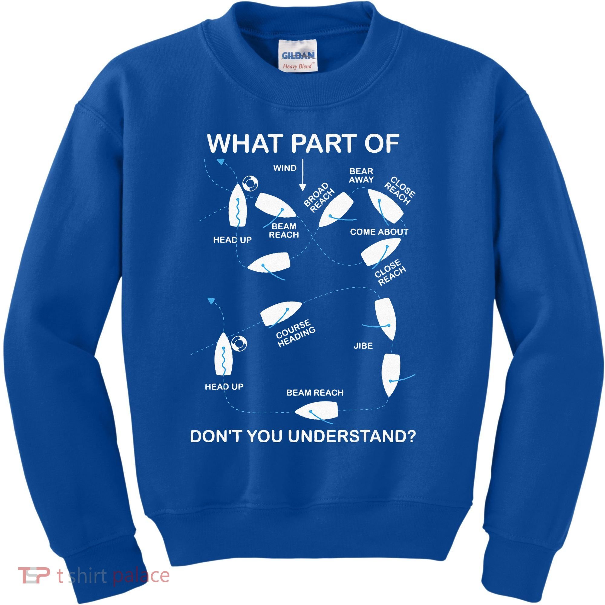 Man Over Board Manoeuvre Sailing Ship Sailor Kids Sweatshirt