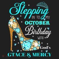 My October Birthday With God's Grace And Mercy Women's Sweatshirt thumb 2