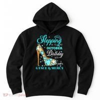 My October Birthday With God's Grace And Mercy Hoodie thumb 0