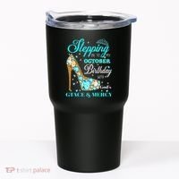 My October Birthday With God's Grace And Mercy Tumbler thumb 0
