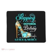 My October Birthday With God's Grace And Mercy Mousepad thumb 0