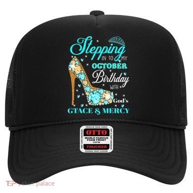 My October Birthday With God's Grace And Mercy Hat