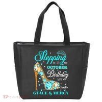 My October Birthday With God's Grace And Mercy Tote Bag thumb 0