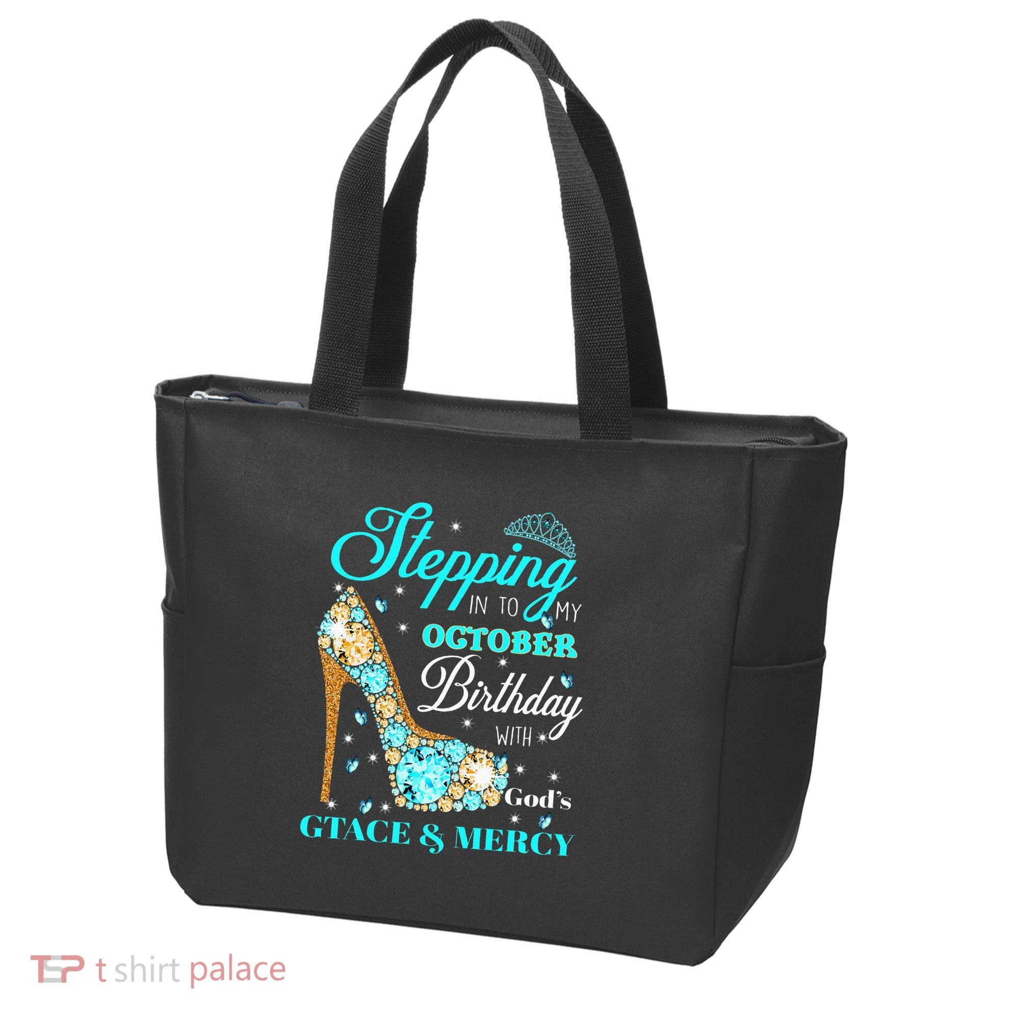 My October Birthday With God's Grace And Mercy Tote Bag