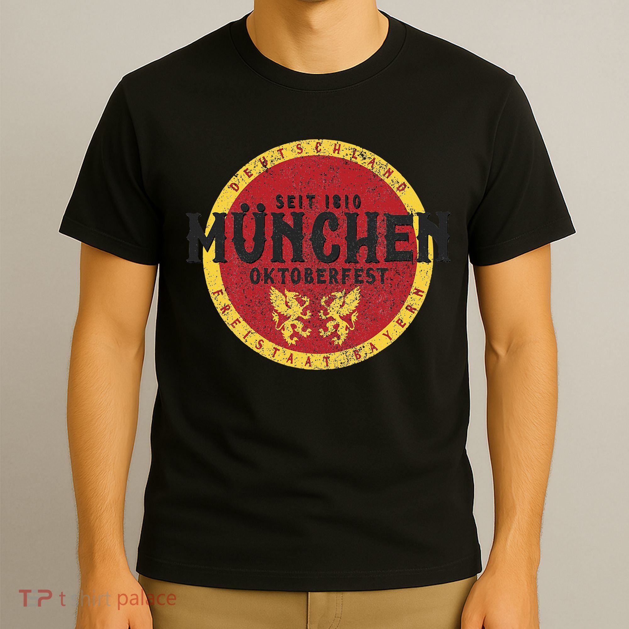 Munich Oktoberfest Bavarian Bavarian Vintage Gift T-Shirt