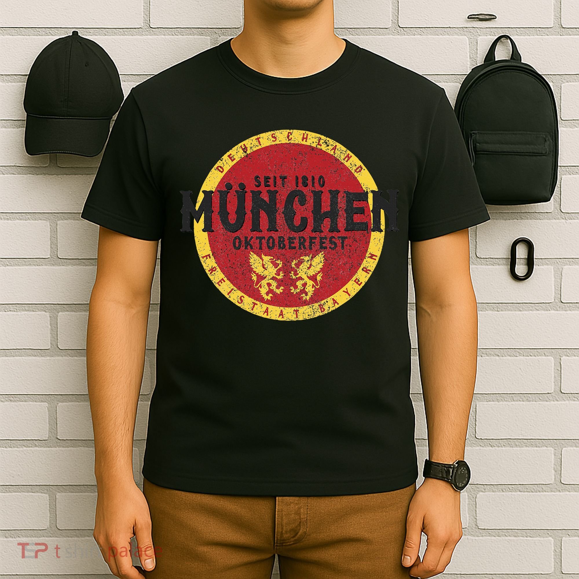 Munich Oktoberfest Bavarian Bavarian Vintage Gift T-Shirt