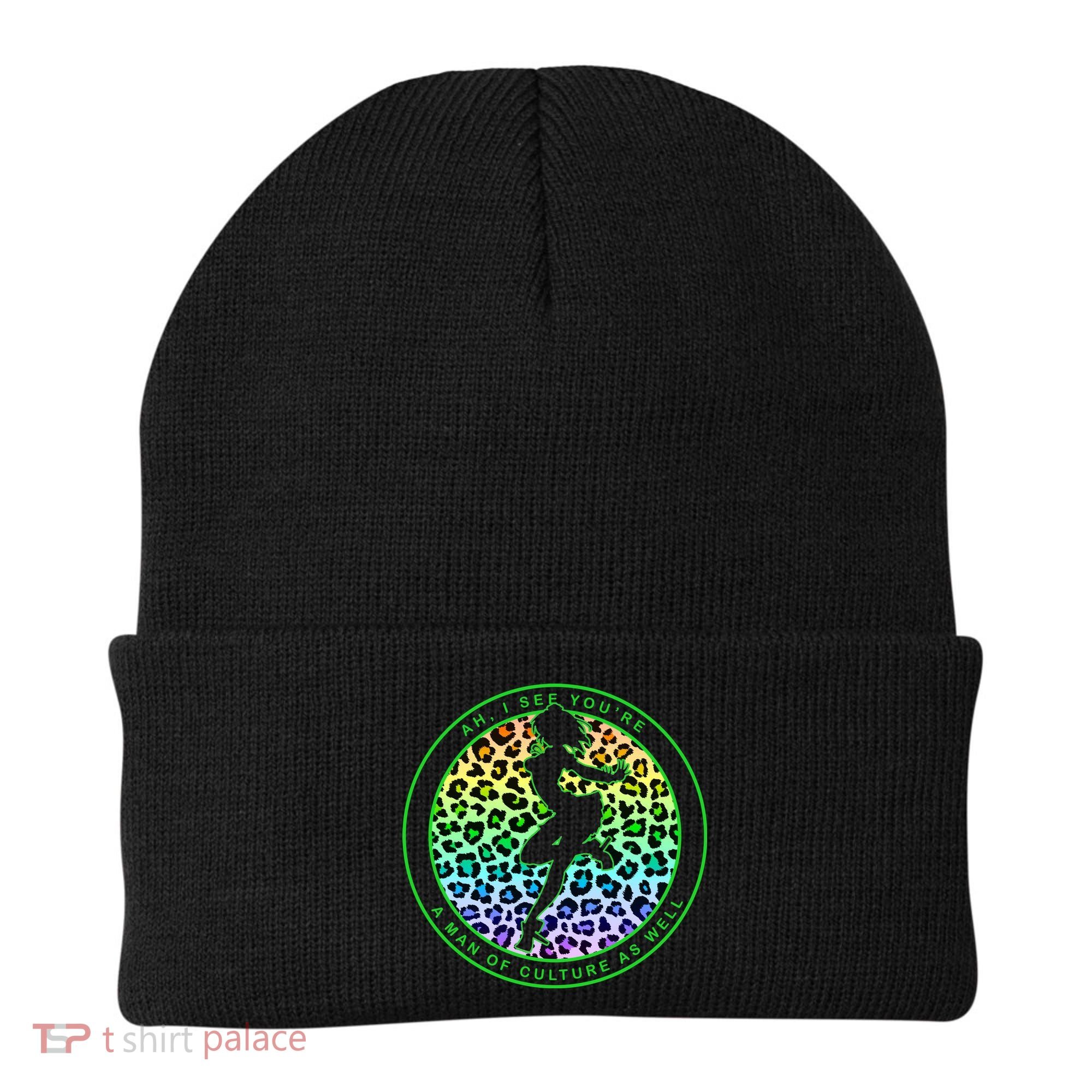 Man Of Culture Funny Meme Beanie