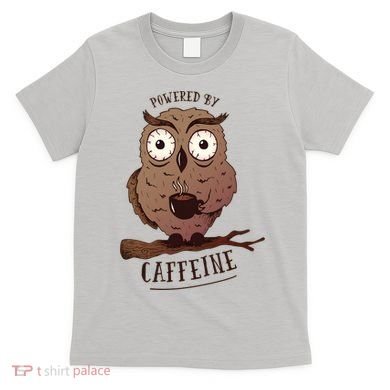 Monday Owl Coffee Caffeine Work Office T-Shirt