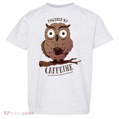 Monday Owl Coffee Caffeine Work Office Toddler T-Shirt