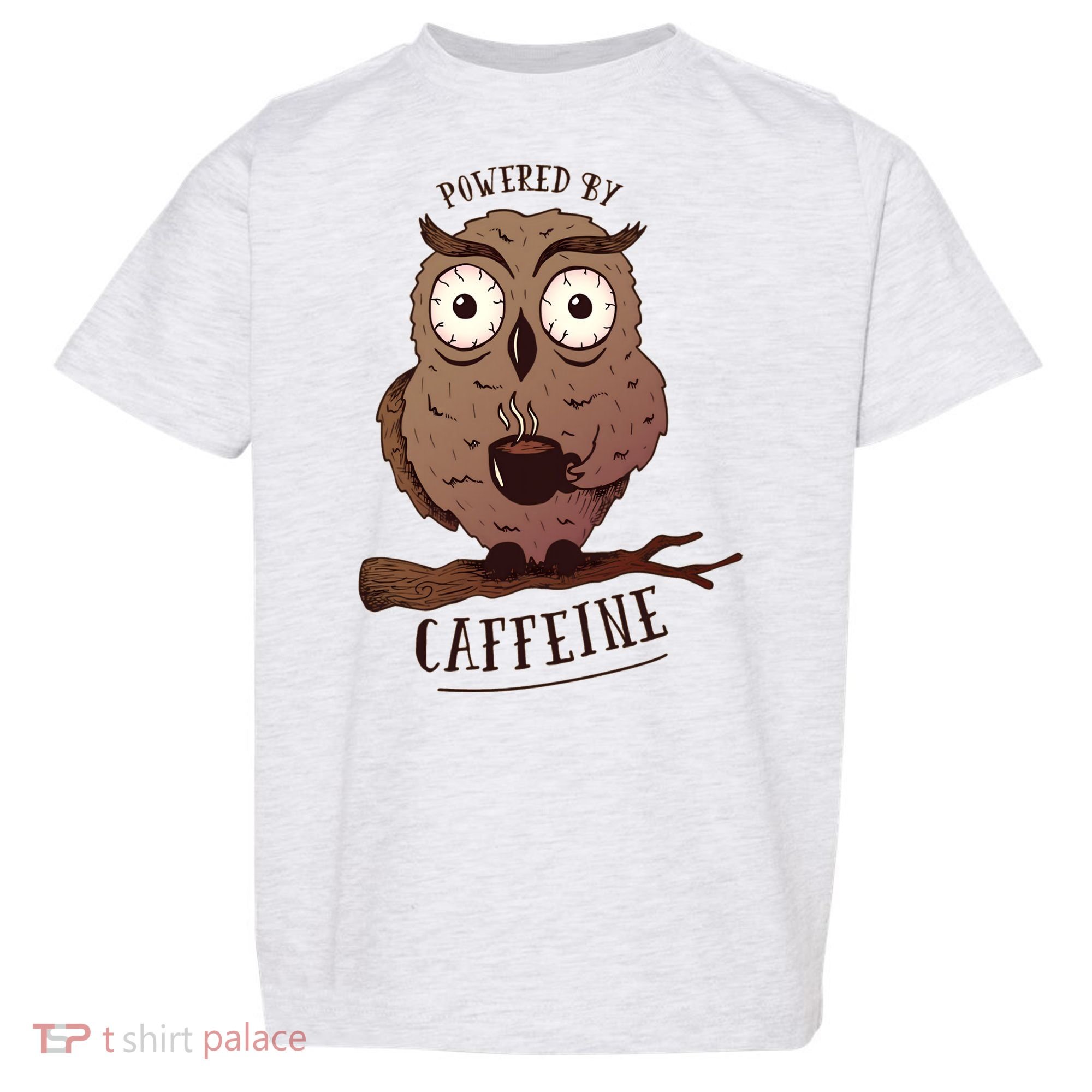 Monday Owl Coffee Caffeine Work Office Toddler T-Shirt