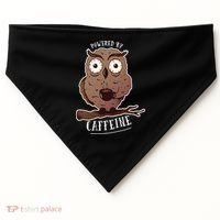 Monday Owl Coffee Caffeine Work Office USA-Made Doggie Bandana thumb 0