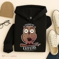Monday Owl Coffee Caffeine Work Office Hoodie thumb 4