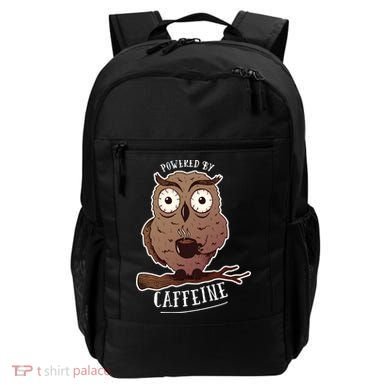 Monday Owl Coffee Caffeine Work Office Backpack