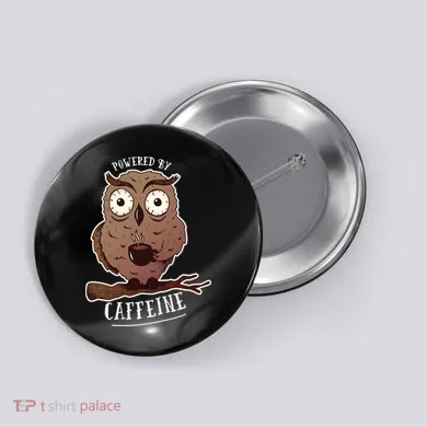 Monday Owl Coffee Caffeine Work Office Button