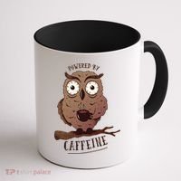 Monday Owl Coffee Caffeine Work Office Coffee Mug thumb 1