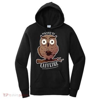 Monday Owl Coffee Caffeine Work Office Women's Hoodie