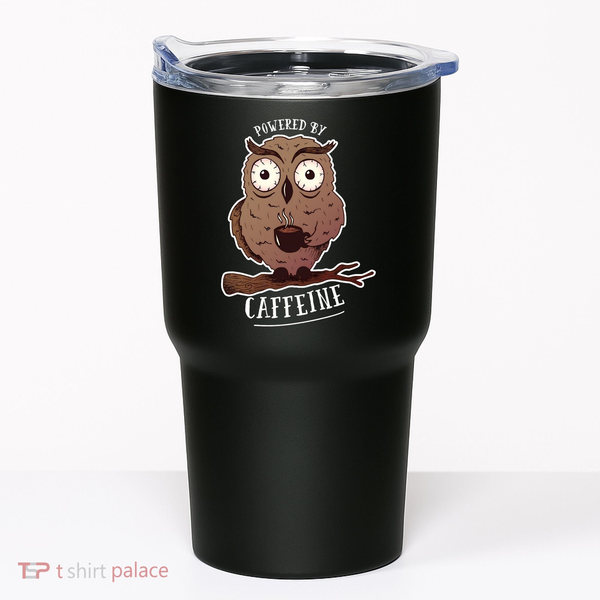 Monday Owl Coffee Caffeine Work Office Tumbler