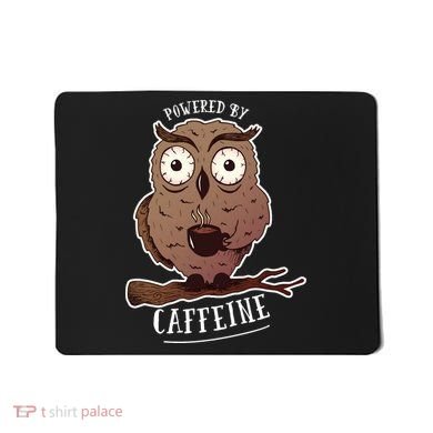 Monday Owl Coffee Caffeine Work Office Mousepad
