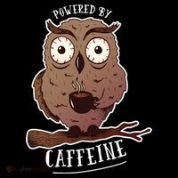 Monday Owl Coffee Caffeine Work Office Performance Fleece Hoodie thumb 2