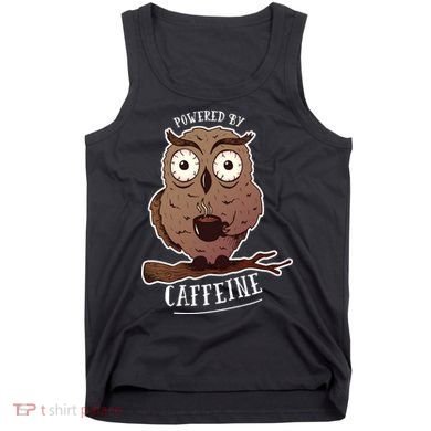 Monday Owl Coffee Caffeine Work Office Tank Top