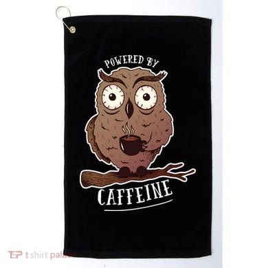 Monday Owl Coffee Caffeine Work Office Golf Towel